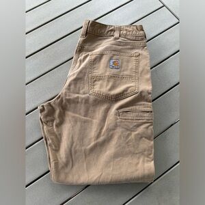 Carhartt Tan Men’s Relaxed Pants (36 X 32)